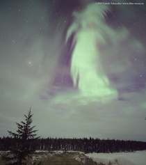 Ghost Aurora over Canada  by Yuichi Takasaka TWAN