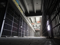 Ghost Slams Door in Abandoned Jail Inside Alone