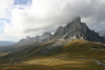 Giau Pass in Dolomites Italy 