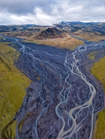 Glacial rivers and mountains in Iceland  IG dipanjan