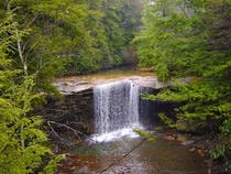 Glade Creek waterfall at Propps Ridge New Haven West Virginia Fayette county 