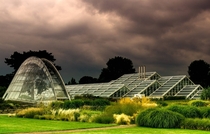 Glasshouses at the Royal Botanic Gardens London 