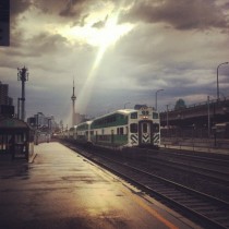 GO train into Toronto  xpost from rtoronto