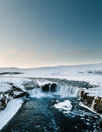 Goafoss in Northern Iceland Nicknamed the Waterfall of the Gods  IG sindrigudlaugs