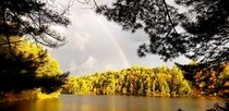 Gold at the end of the rainbow Lows Lake NY 