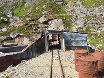 Gold Cord mine in Hatcher Pass Alaska operated from  until 
