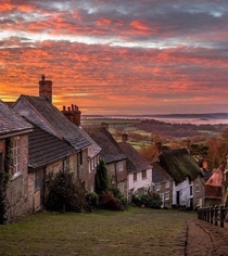 Gold Hill in Shaftesbury Dorset 