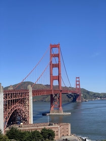 Golden Gate on a golden day