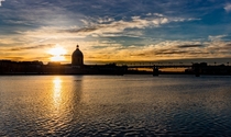Golden hour in Toulouse France 