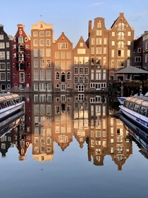 Golden hour reflections in Amsterdam  x