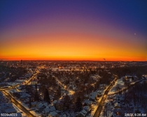 Good Morning Sunrise from Worcester MA USA --  photo HDRPano