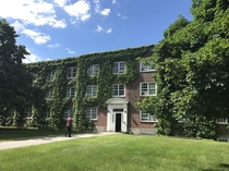 Goodyear Hall on Norwich University Campus in Vermont The whole Green Mountain State is so lush during the summer