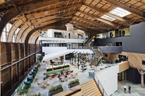 Googles New LA Office fills a Historic California Hangar  ZGF 