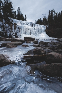 Gooseberry Falls State Park Duluth Minnesota  IG mountbluu Stay warm and explore more in winter