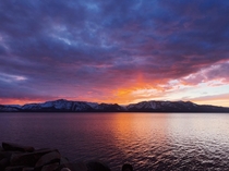 Gorgeous sunset last night in Lake Tahoe California 