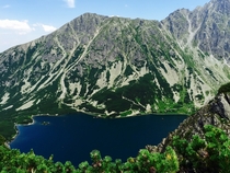 Gorgeous view of the Tatra Mountains in Poland 