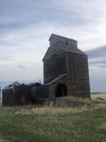 Grain elevator that used to load the trains  yrs ago