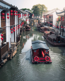 Grand canal Suzhou China