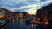 Grand Canal view from Ponte di Rialto Venice