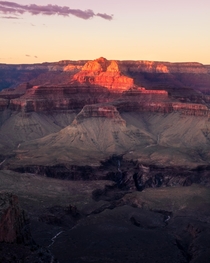 Grand Canyon at sunset Arizona 
