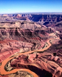 Grand Canyon in its copper-coloured glory 
