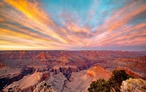 Grand Canyon National Park at Sunset is everything and more OC  x 