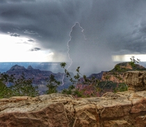 Grand Canyon National Park - Lightning Perfect Timing 