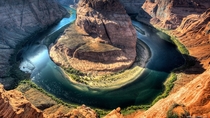 Grand Canyon river horseshoe 