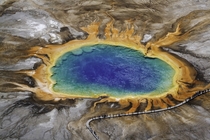 Grand Prismatic Spring Yellowstone National Park USA Photographer AM Ruttle 