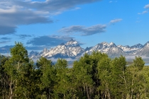 Grand Teton national park Wyoming Took this picture as we were heading into Yellowstone 