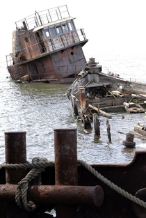 Graveyard of ships Rossville Staten Island New York