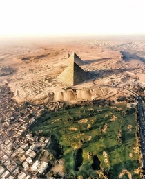 Great pyramids in Egypt 