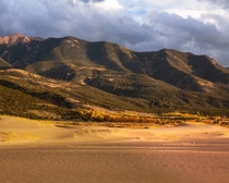 Great Sand Dunes National Park in Autumn CO 