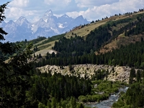 Great View from the Gros Ventre Wilderness Wyoming 