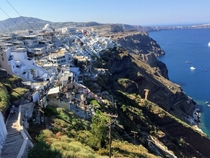Greece - Santorini - The village of Fira
