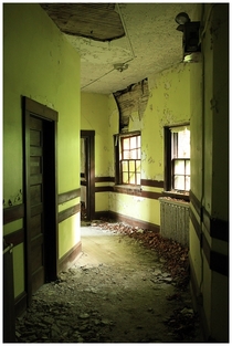 Green Hallway - MA Psych Hospital - 
