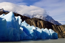 Grey Glacier Torres del Paine national park Chile 