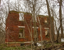 Had to take an unbelievably muddy hike to get to this old farm ruin in west central Illinois x 