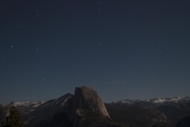Half Dome at Night Yosemite National Park California 