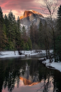 Half Dome Reflections - Yosemite National Park 