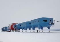 Halley VI centre a dismantlable research station created for the British Antarctic Survey by British architects Hugh Broughton