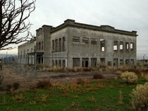 Hanford Highschool - Town Was Given  Days to Evacuate Before Conversion to Nuclear Facility as Part of Manhattan Project High School is Only Remaining Building of Previous Town  by Larry or Lani Johnson