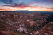 Happy Birthday USA National Parks Photo of Bryce Canyon Hoodoos just before sunrise - OC 