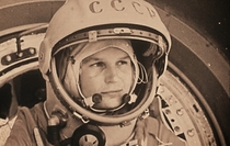 Happy Bleated International Womans Day First Woman in Space - Valentina Tereshkova on board the Vostok   
