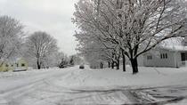 Havent had ANY snow this year yet so heres my street last November in New Brunswick Canada