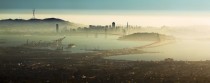 Haze rolls over San Francisco 