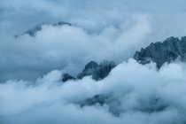 Head in the clouds Dolomites South Tyrol- Italy 