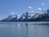 Hello Redditors Here is a view of the Grand Tetons from afar  Grand Teton National Park