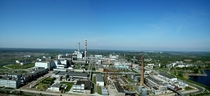 Hi-res colored photo of ChNPP complex before the New Safe Confinement