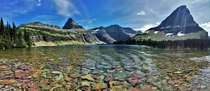 Hidden Lake on a Blue-Bird Day - Glacier National Park 